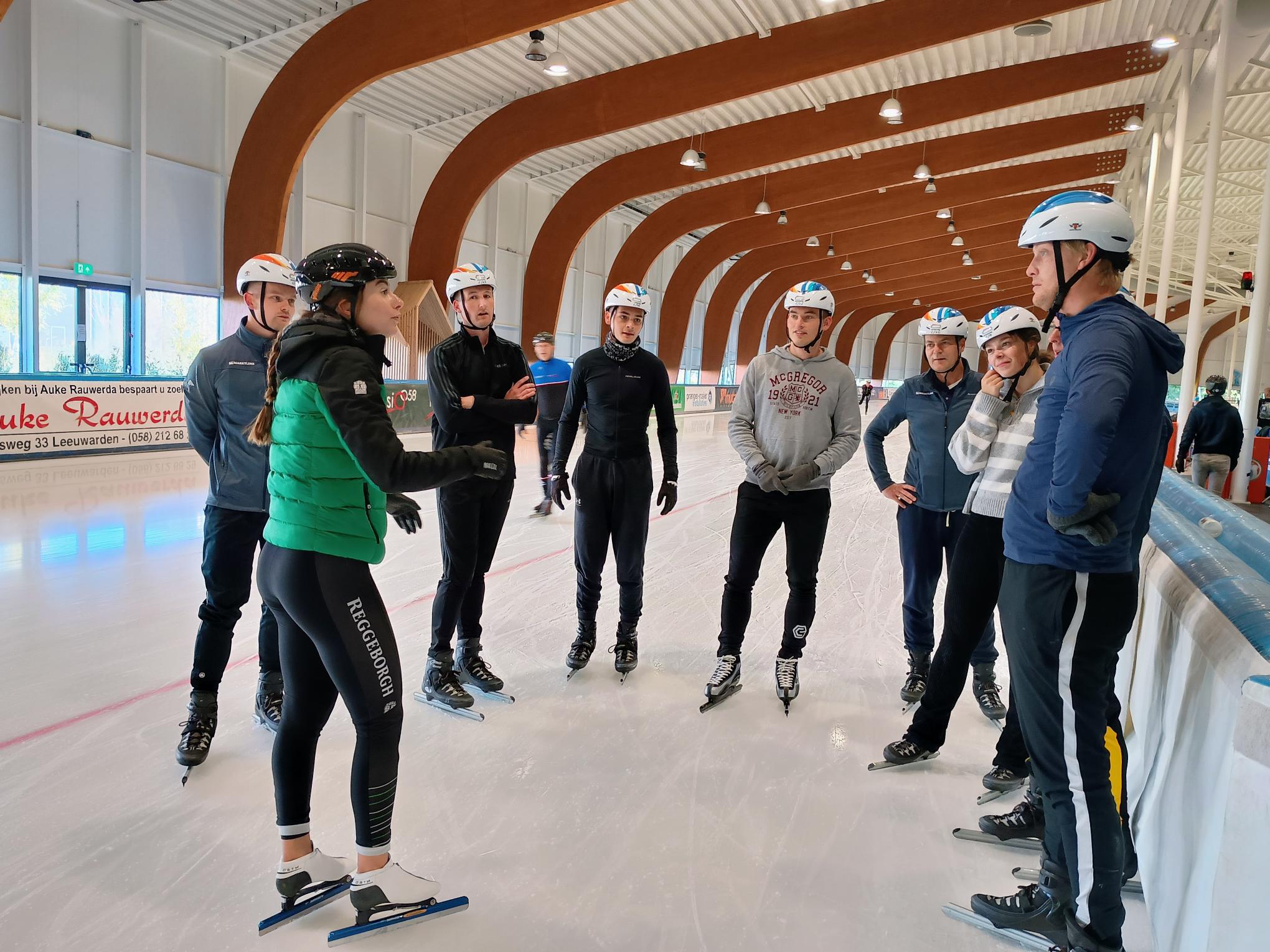 Schaatsclinic Femke Kok