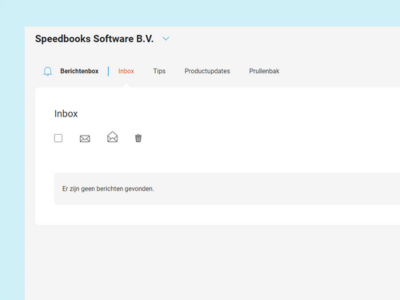 Nieuw: De Speedbooks BerichtenBox